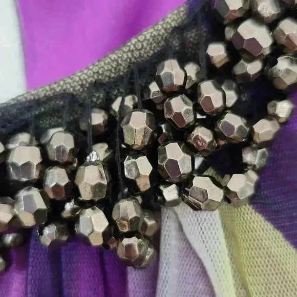 London Times Halter Maxi Dress Floral Size 4 - Picture 3 of 12